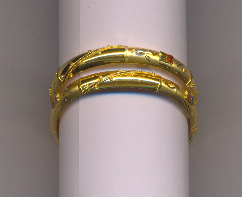GOLD BANGLE PLAIN FANCY