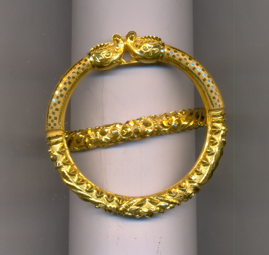 GOLD BANGLE PLAIN FANCY