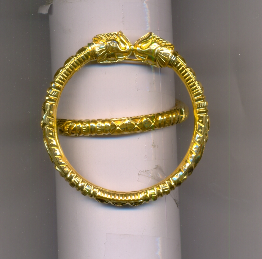 GOLD BANGLE PLAIN FANCY