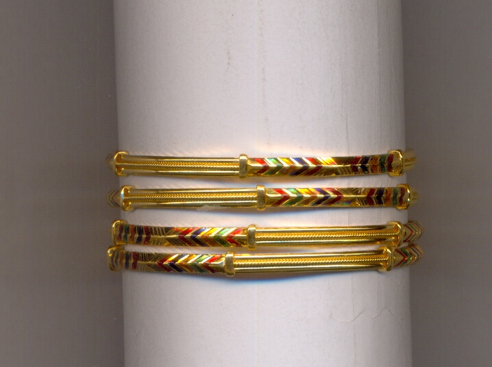 GOLD BANGLE PLAIN FANCY