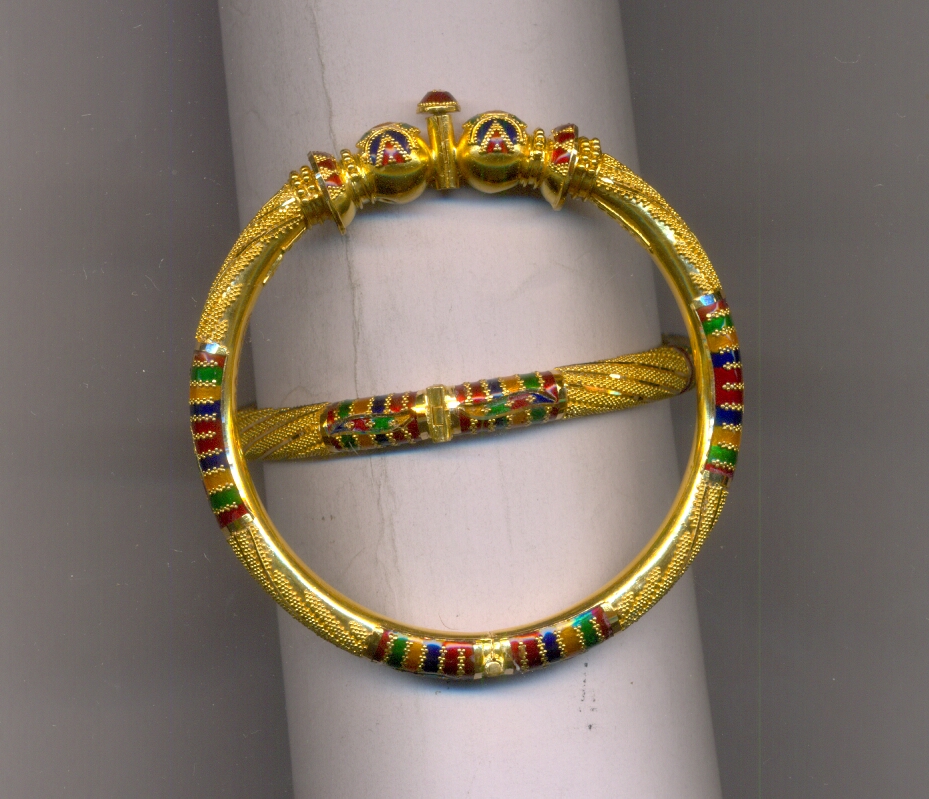 GOLD BANGLE PLAIN FANCY