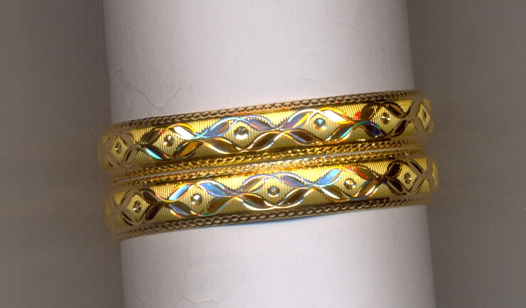 GOLD BANGLE PLAIN FANCY