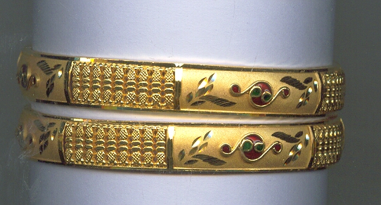 GOLD BANGLE PLAIN FANCY