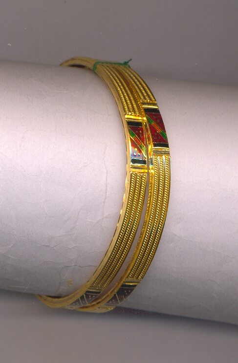 GOLD BANGLE PLAIN FANCY