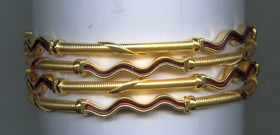 GOLD BANGLE PLAIN FANCY