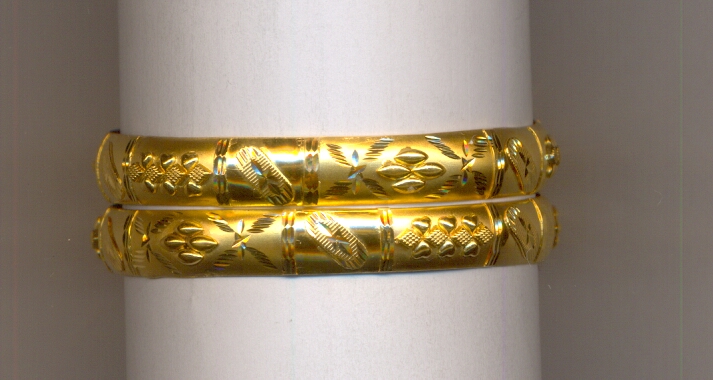 GOLD BANGLE PLAIN FANCY