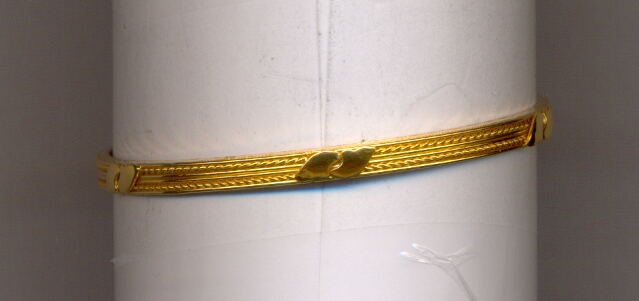 GOLD BANGLE PLAIN FANCY