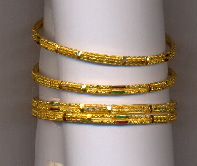 GOLD BANGLE PLAIN FANCY