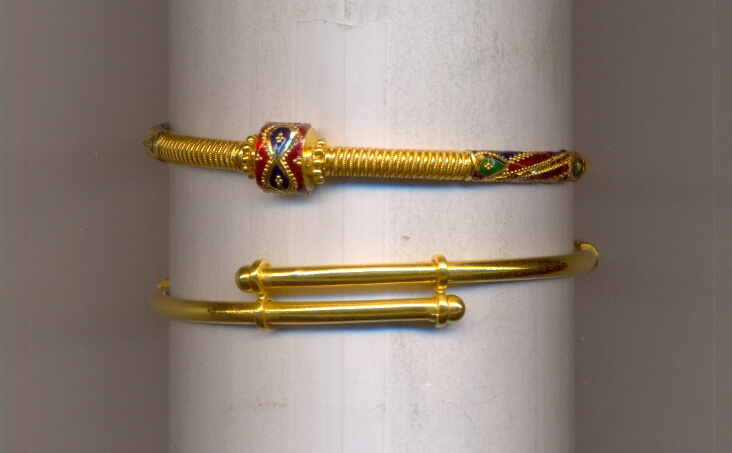 GOLD BANGLE PLAIN FANCY
