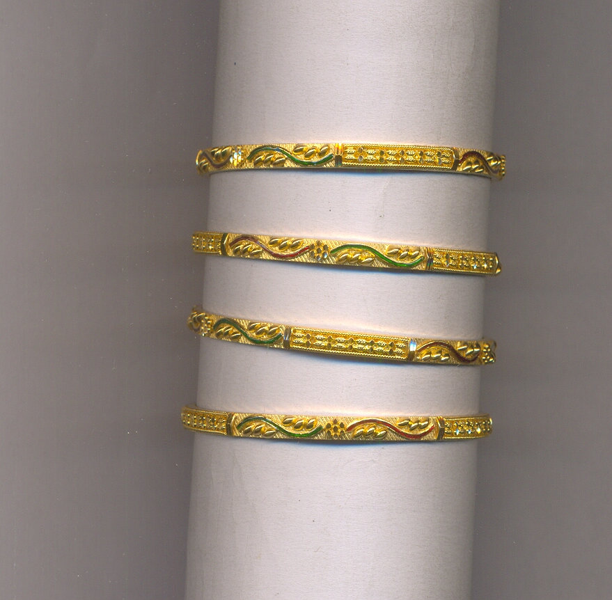 GOLD BANGLE PLAIN FANCY