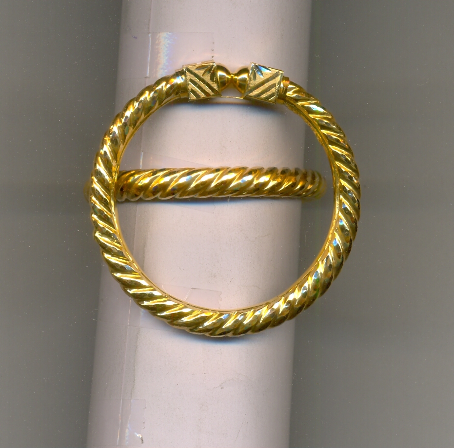 GOLD BANGLE PLAIN FANCY