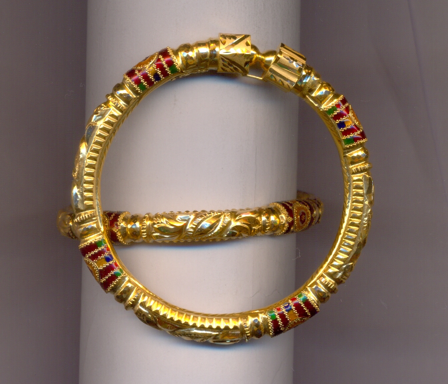 GOLD BANGLE PLAIN FANCY
