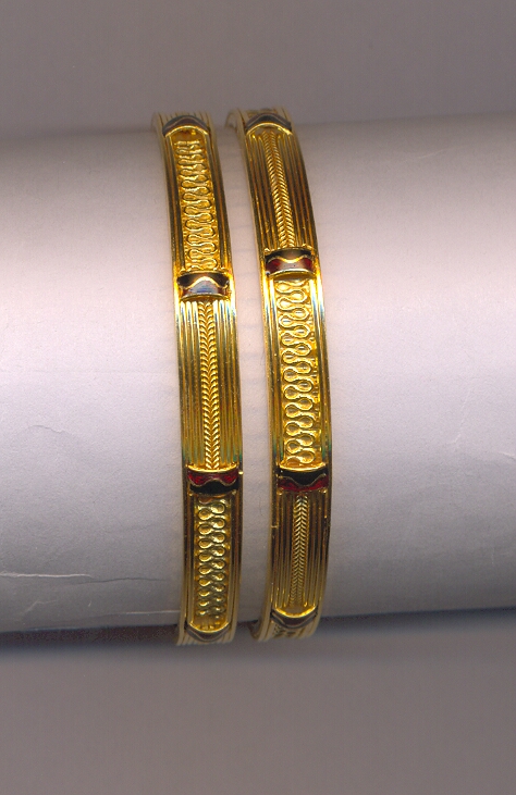 GOLD BANGLE PLAIN FANCY
