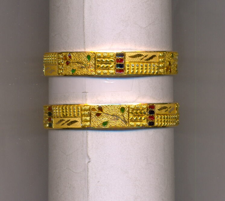 GOLD BANGLE PLAIN FANCY