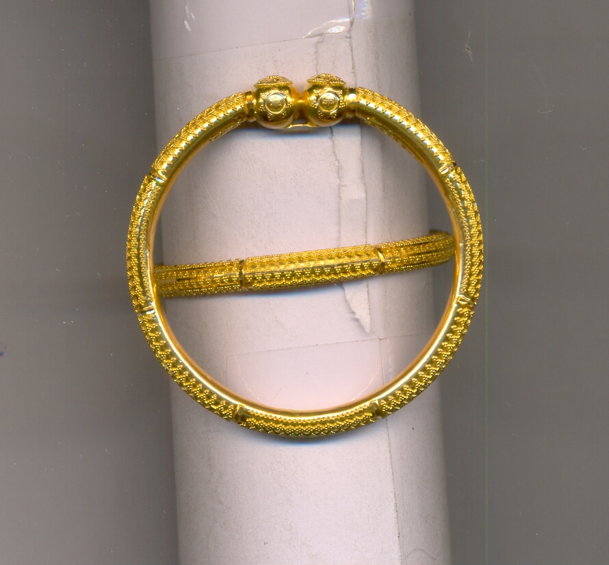GOLD BANGLE PLAIN FANCY