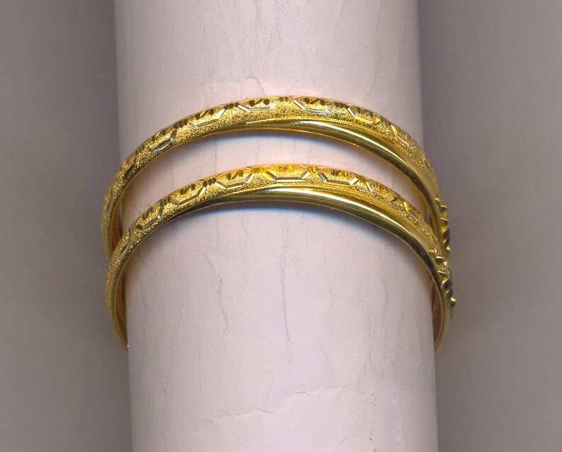 GOLD BANGLE PLAIN FANCY
