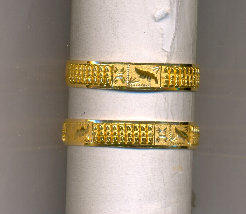 GOLD BANGLE PLAIN FANCY