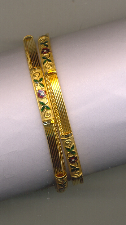 GOLD BANGLE PLAIN FANCY