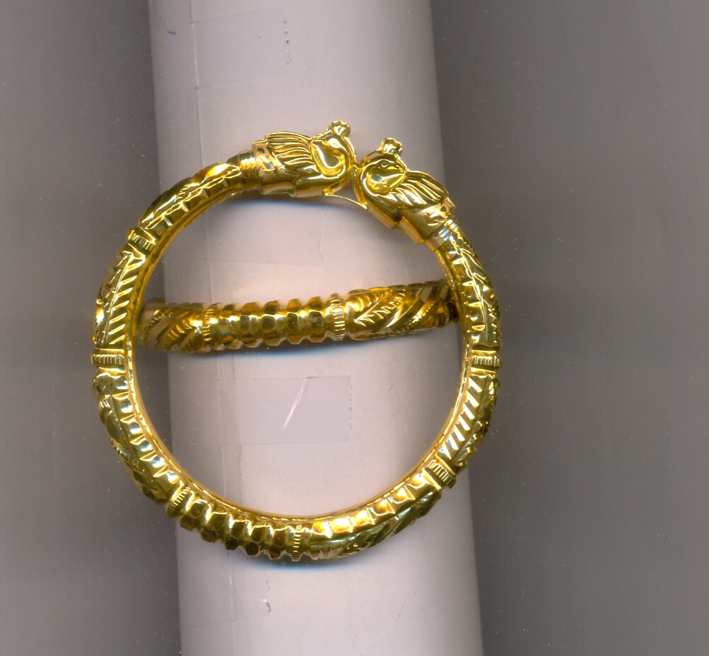 GOLD BANGLE PLAIN FANCY
