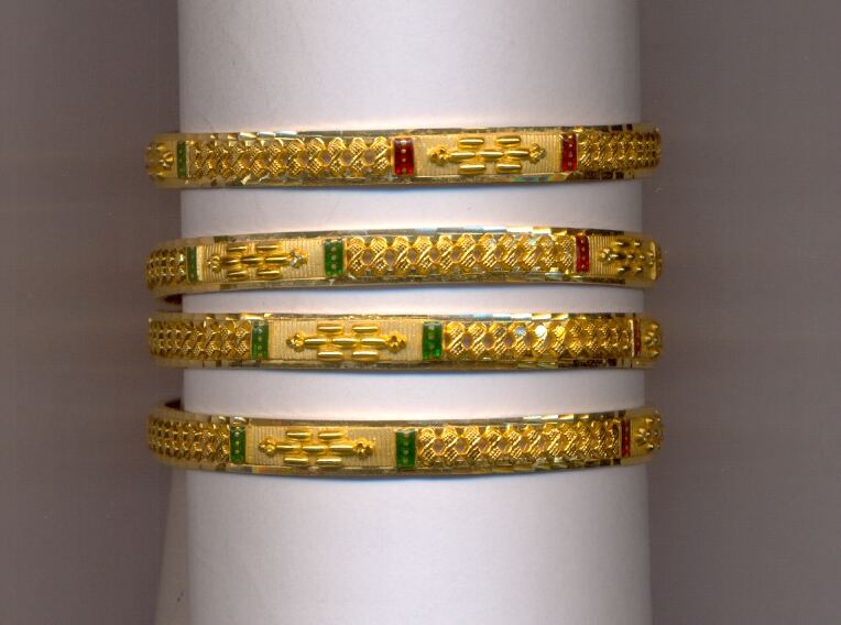 GOLD BANGLE PLAIN FANCY