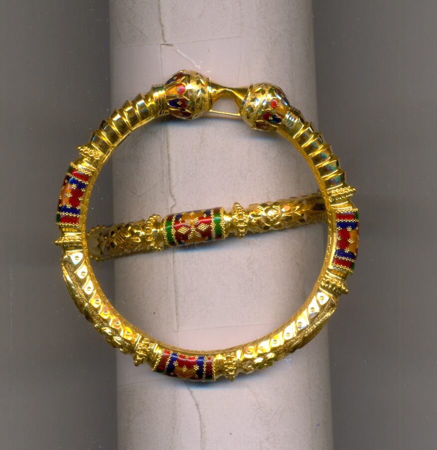 GOLD BANGLE PLAIN FANCY