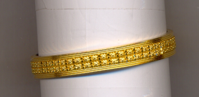 GOLD BANGLE PLAIN FANCY