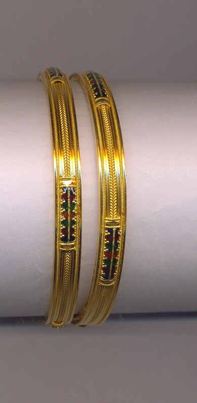 GOLD BANGLE PLAIN FANCY