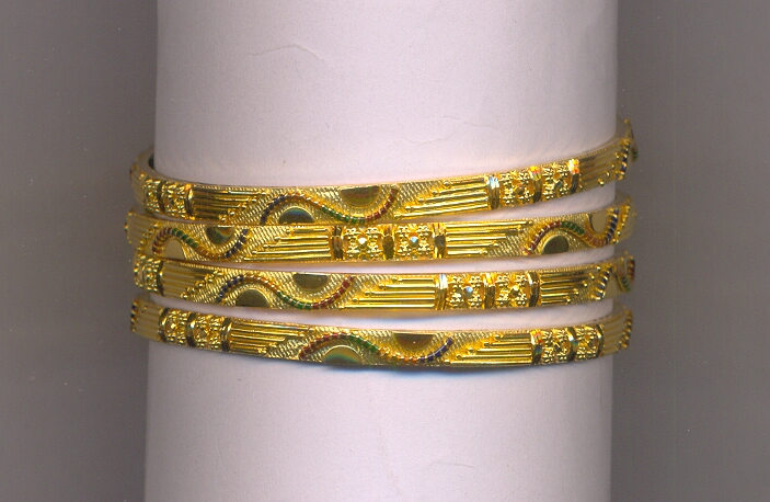 GOLD BANGLE PLAIN FANCY