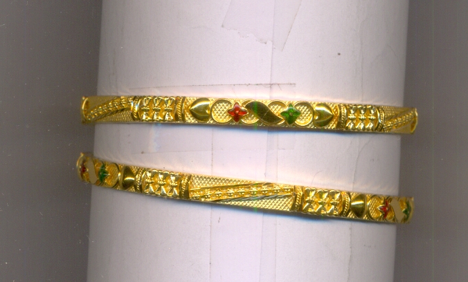 GOLD BANGLE PLAIN FANCY