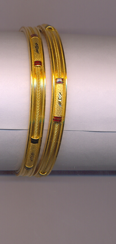GOLD BANGLE PLAIN FANCY