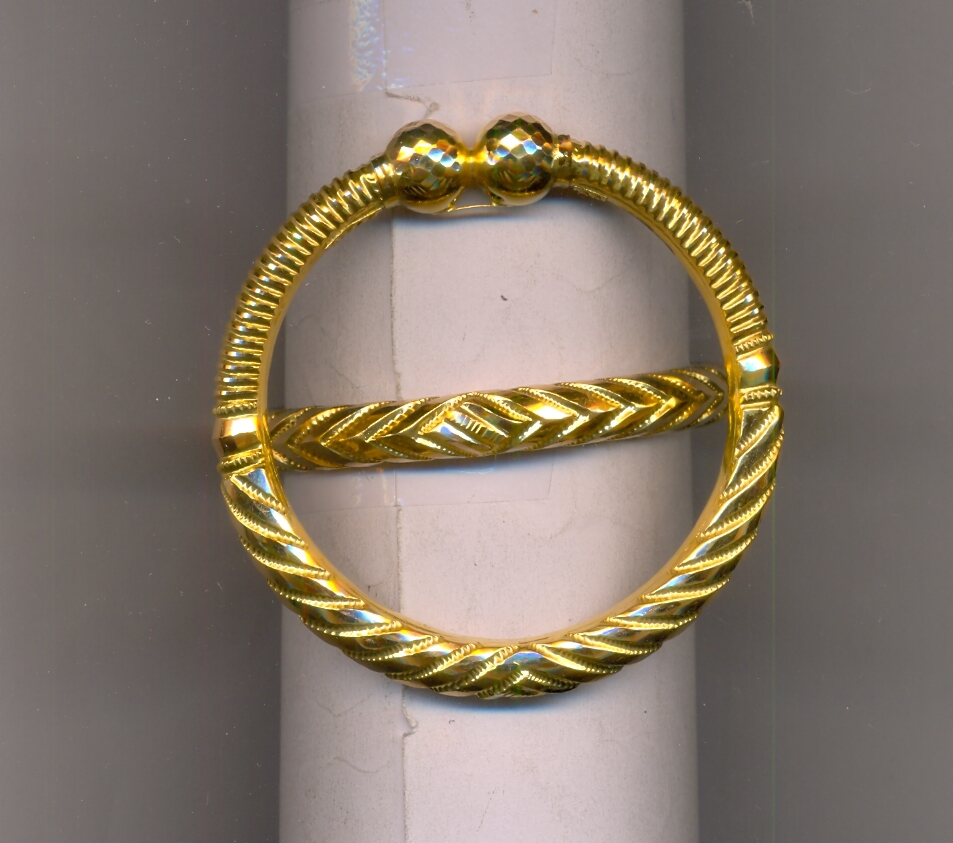 GOLD BANGLE PLAIN FANCY