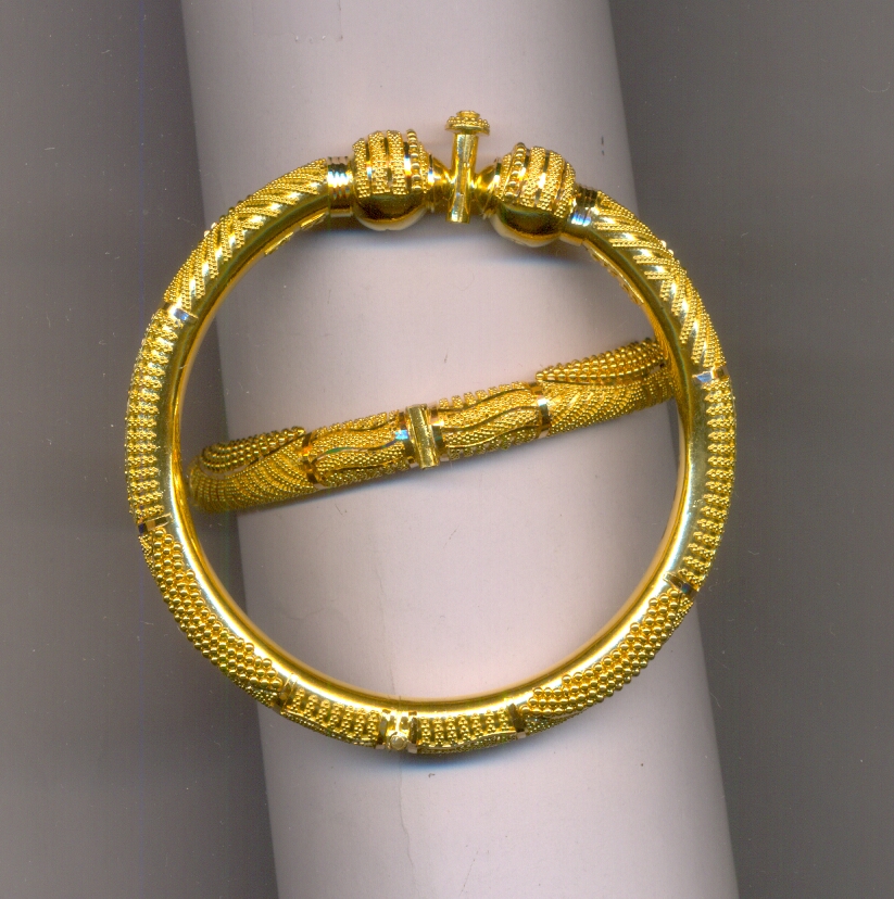 GOLD BANGLE PLAIN FANCY