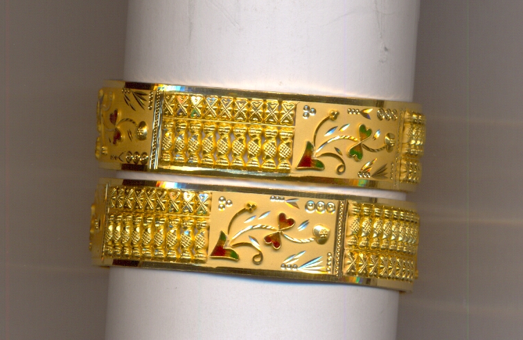 GOLD BANGLE PLAIN FANCY