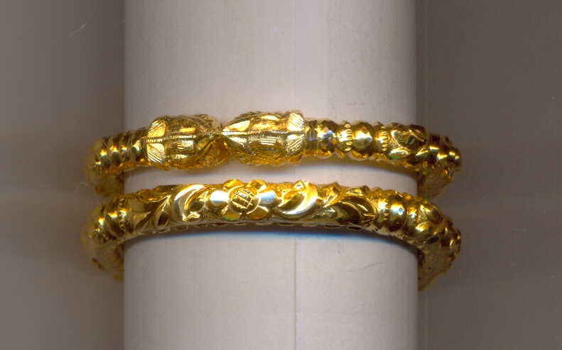 GOLD BANGLE PLAIN FANCY