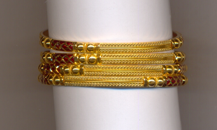 GOLD BANGLE PLAIN FANCY
