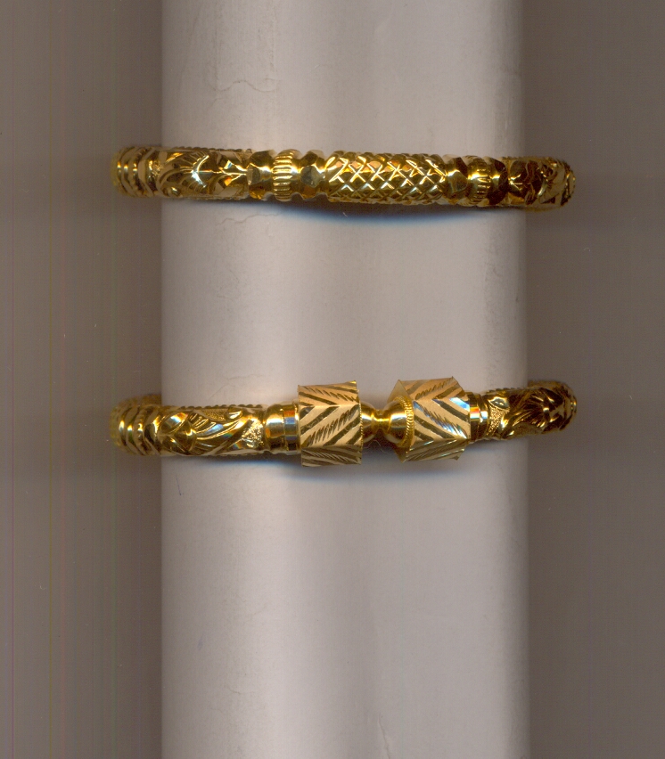 GOLD BANGLE PLAIN FANCY