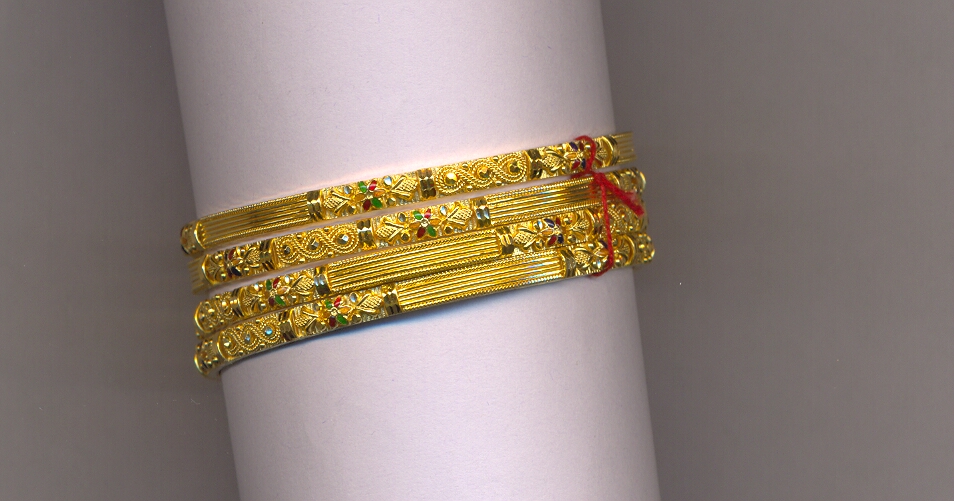 GOLD BANGLE PLAIN FANCY