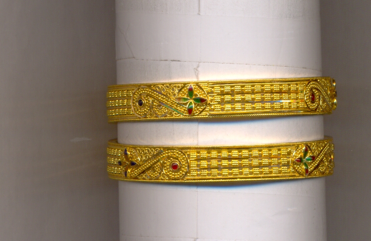 GOLD BANGLE PLAIN FANCY