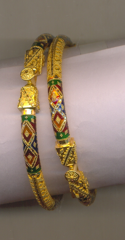 GOLD BANGLE PLAIN FANCY