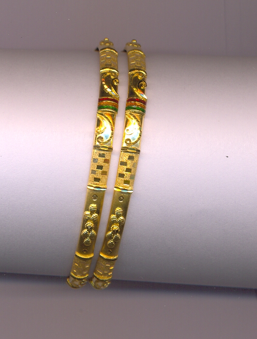 GOLD BANGLE PLAIN FANCY
