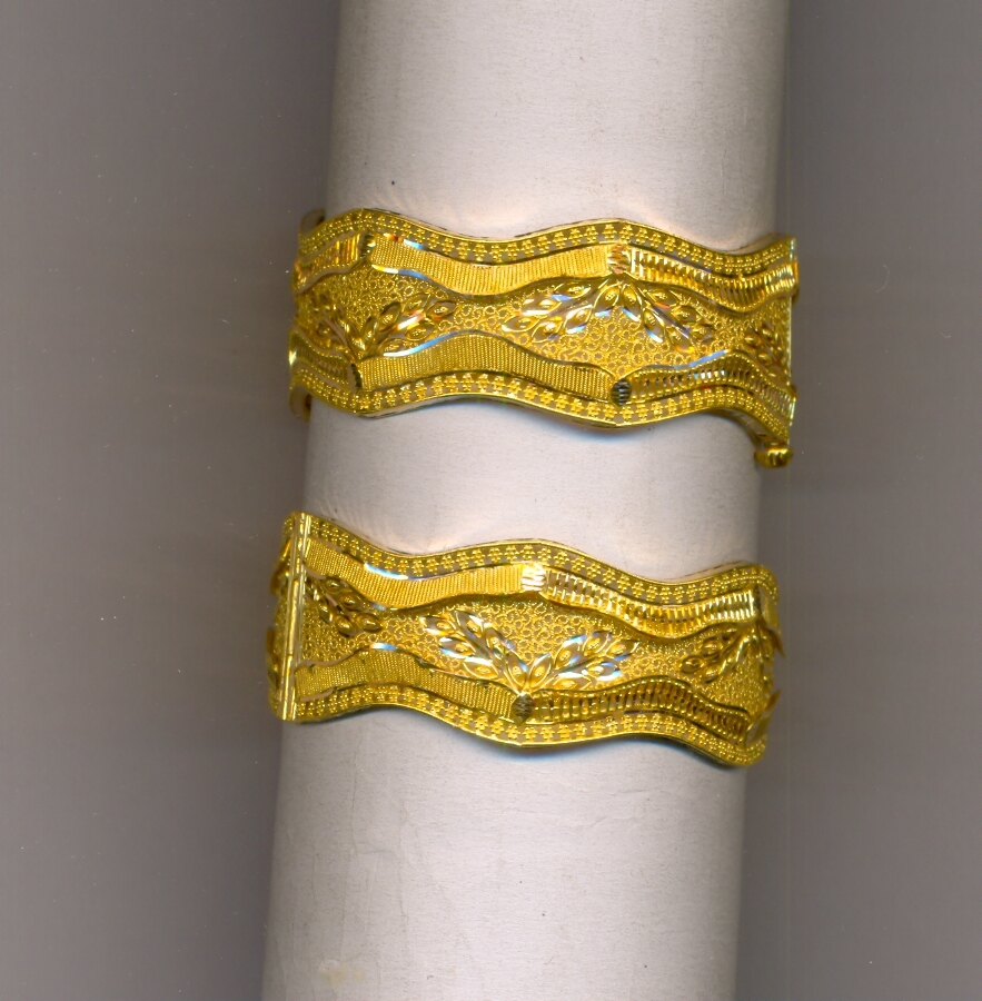 GOLD BANGLE PLAIN FANCY