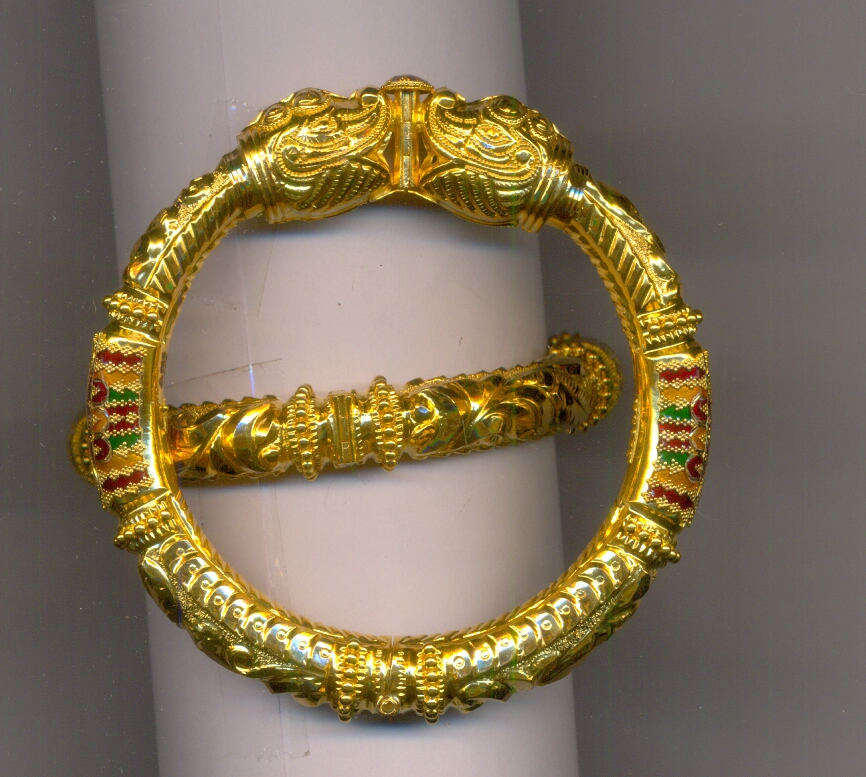GOLD BANGLE PLAIN FANCY