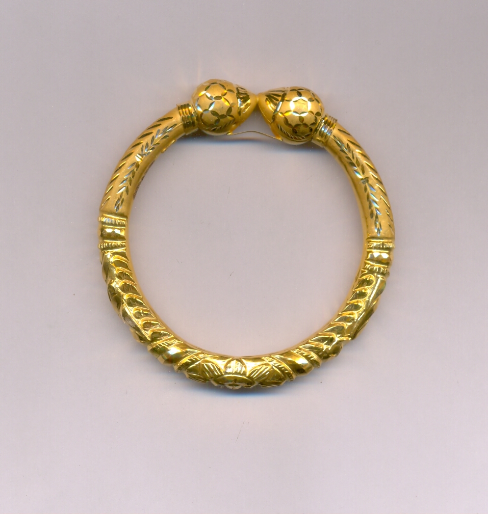 GOLD BANGLE PLAIN FANCY