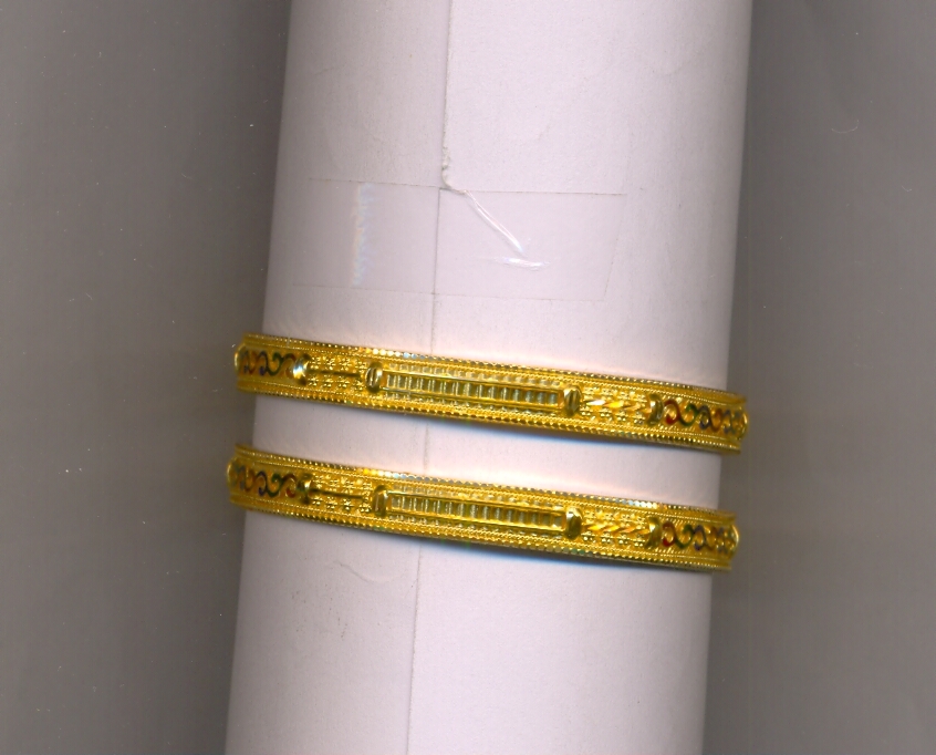 GOLD BANGLE PLAIN FANCY