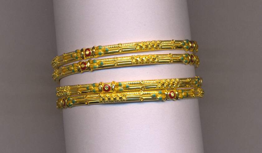 GOLD BANGLE PLAIN FANCY