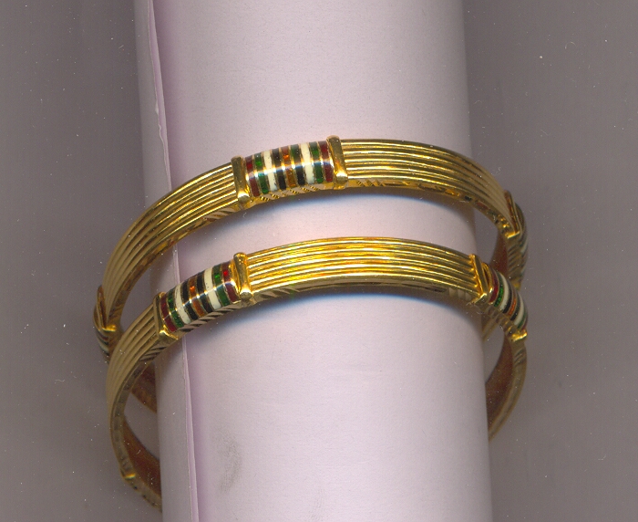 GOLD BANGLE PLAIN FANCY