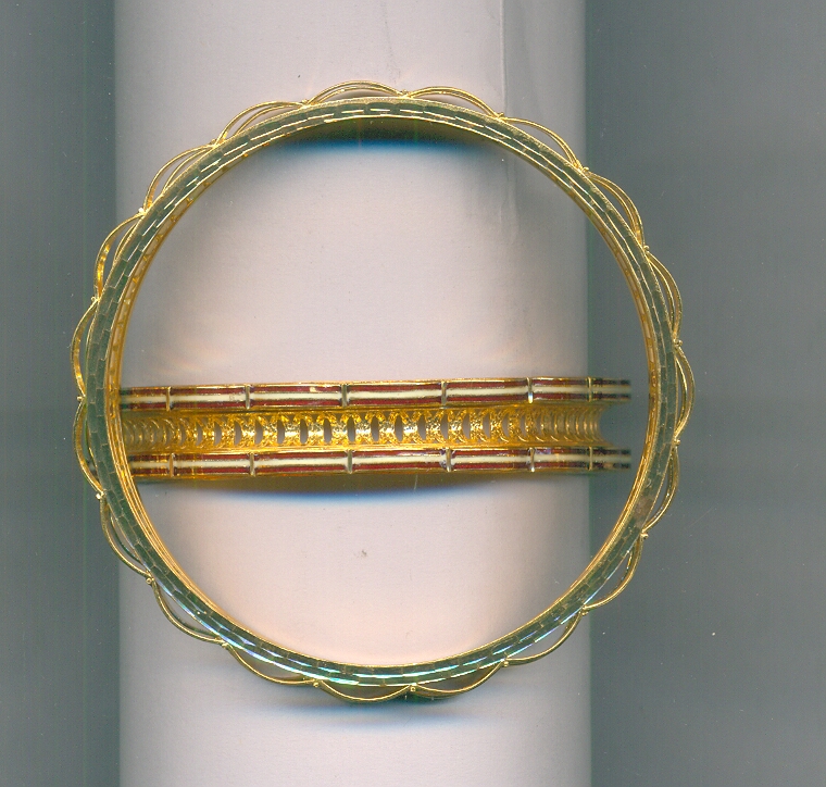 GOLD BANGLE PLAIN FANCY
