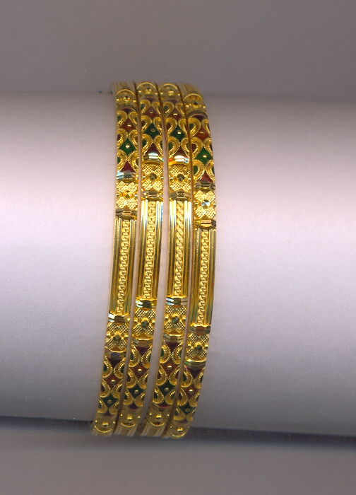 GOLD BANGLE PLAIN FANCY