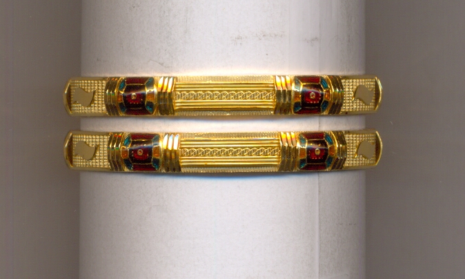 GOLD BANGLE PLAIN FANCY