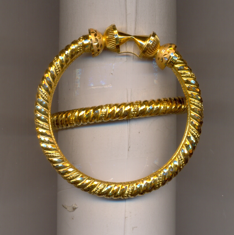 GOLD BANGLE PLAIN FANCY